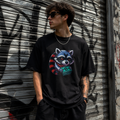 Raccoon With Cash Graphic Tee — Cute Mischievous Money Thief Streetwear T-Shirt