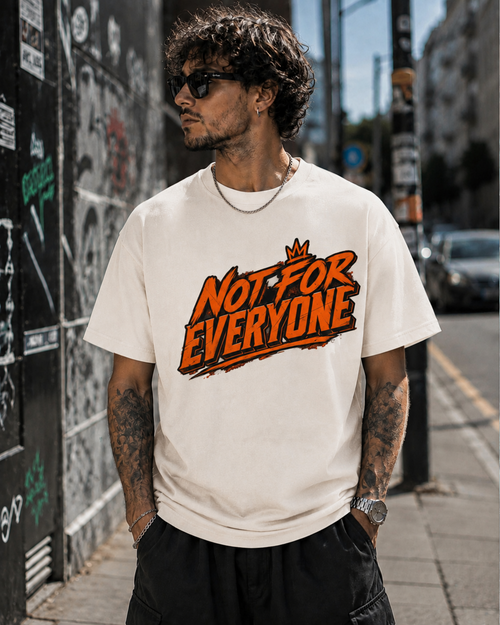 Not For Everyone Graphic Tee – Bold Orange Statement T‑Shirt